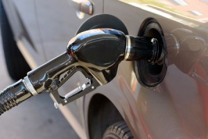Close up of gas filling at petrol station