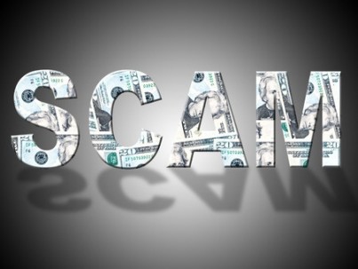 Scam Dollars Representing United States And Extortion