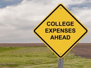 18804964 - caution sign - college expenses ahead